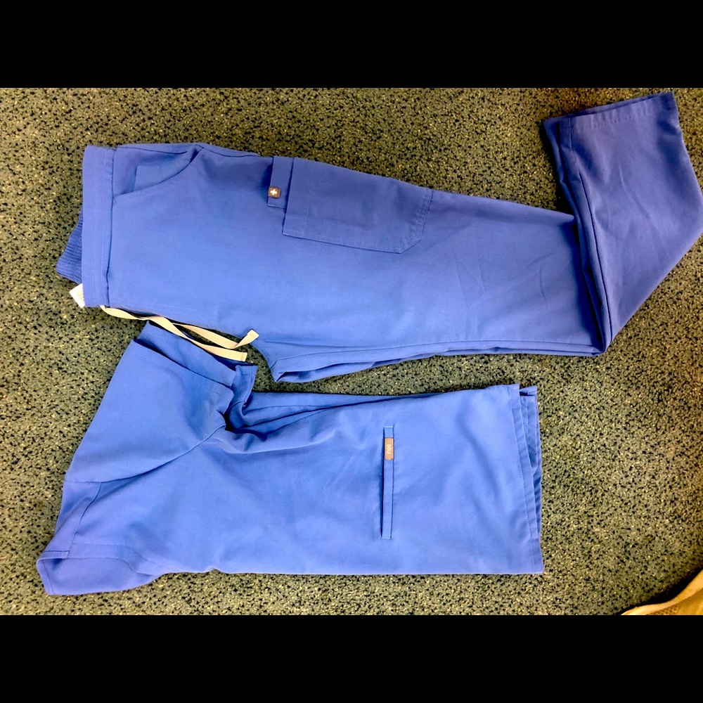 Figs Scrubs - MTall Yola & M Casma - Ceil Blue